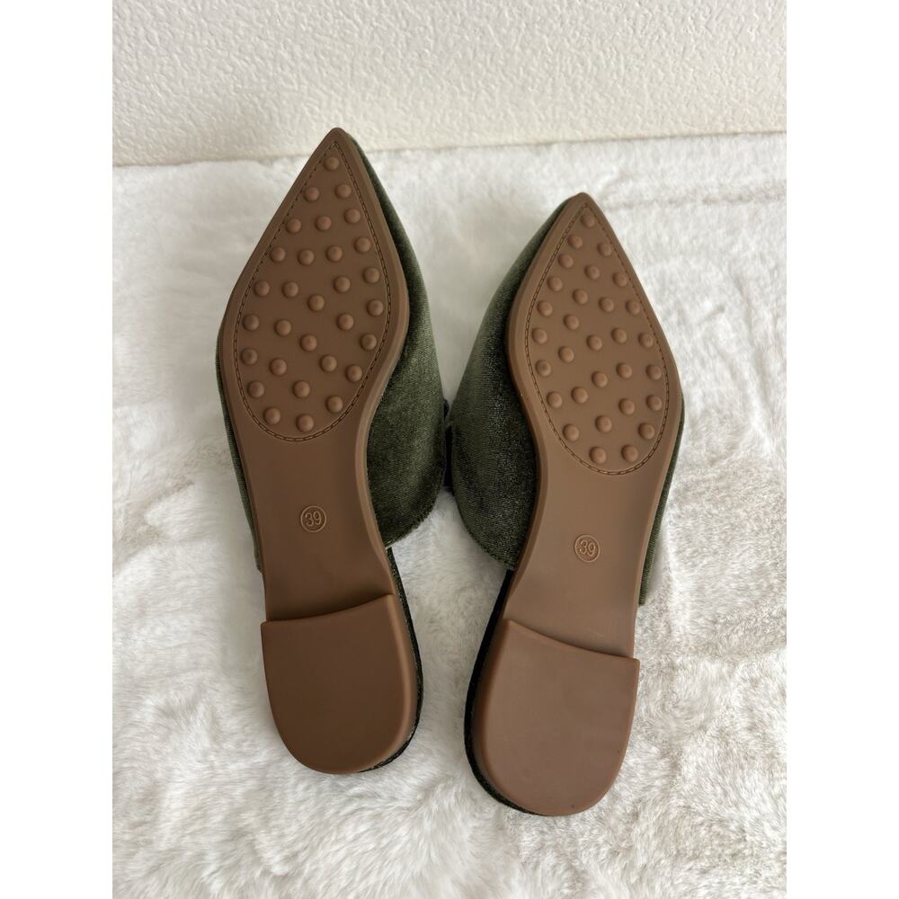 Women’s Slides Mules Green Multi Color Bird animal Size US 7 EU 39 - Picture 6 of 6